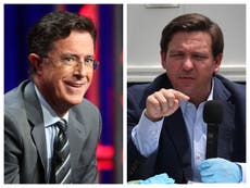 Stephen Colbert gives Ron DeSantis a raunchy new nickname - and rival Trump will be cackling