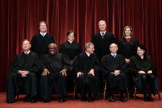 How long do Supreme Court justices serve and what is the current political balance?