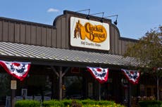 Cracker Barrel ordered to pay $9.4m to man served chemicals instead of water