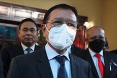 Treason trial of Cambodian opposition head Kem Sokha resumes