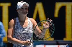 Home favourite Ashleigh Barty marches on at Australian Open