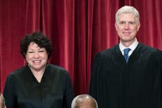 Sotomayor, Gorsuch deny report they were at odds over masks