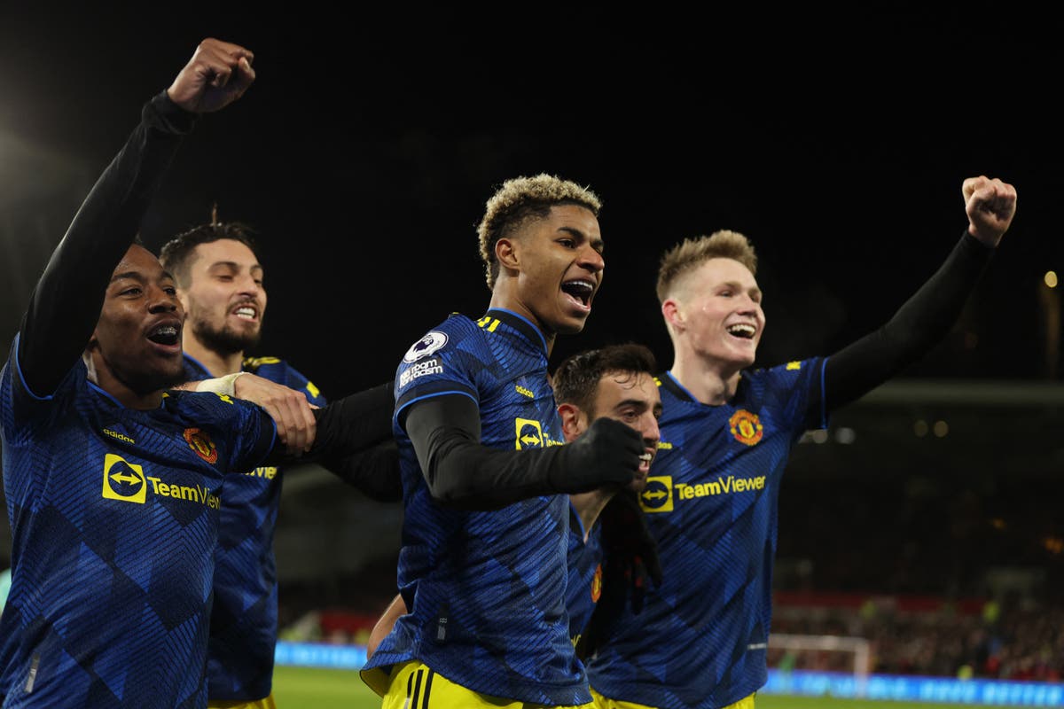 Manchester United’s young stars provide clinical touch to down wasteful Brentford