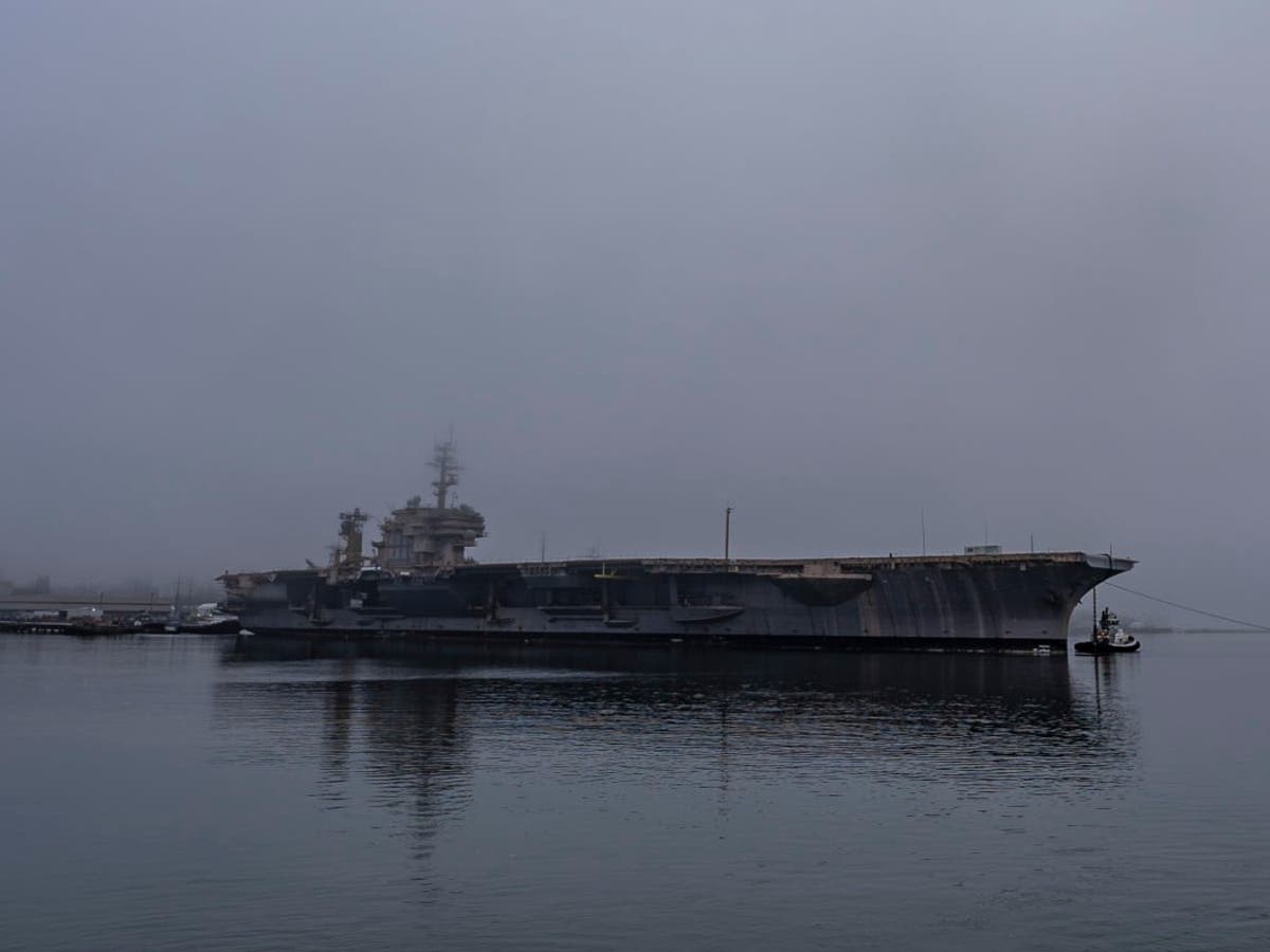 Aircraft carrier sold for 1 cent headed to eBay after Navy rejects $5m museum bid