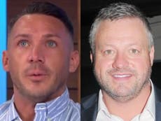 Kirk Norcross in tears as he recalls the day his dad Mick died by suicide