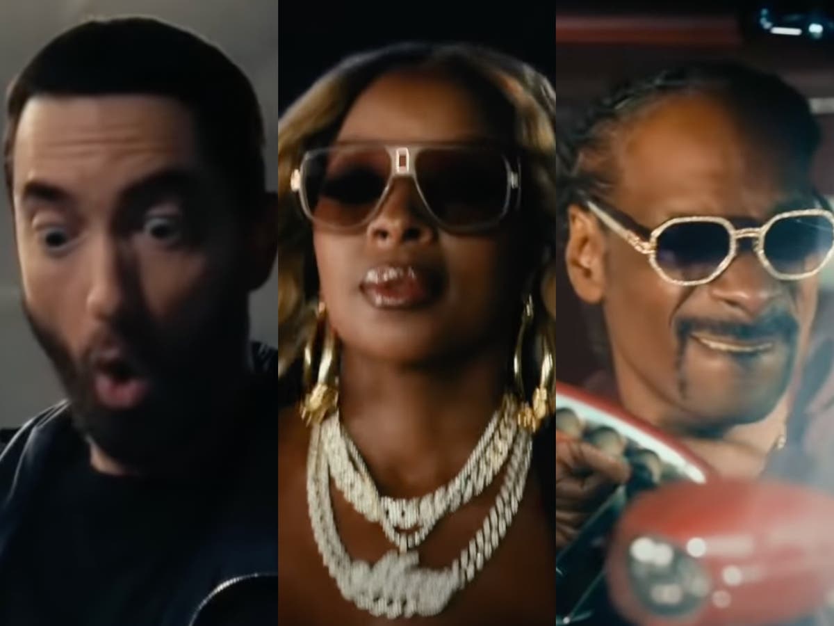 エミネム, Mary J Blige, Snoop Dogg and more join forces in Super Bowl 2022 トレーラー