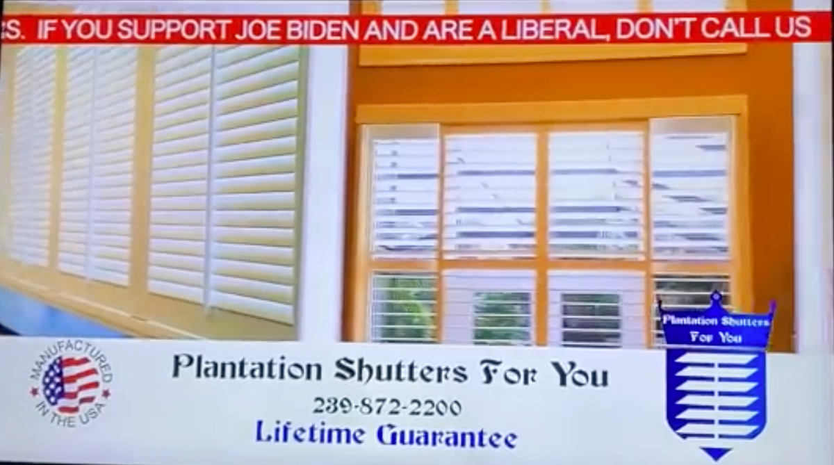 Window company mocked for anti-Joe Biden advert saying ‘don’t call us’
