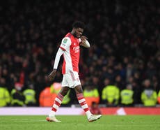Mikel Arteta demands Arsenal learn quickly after Thomas Partey red against Liverpool