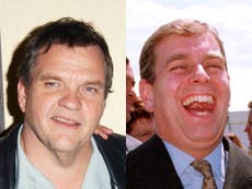 The time ‘jealous’ Prince Andrew ‘tried to push Meat Loaf in a moat’