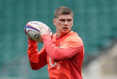 England captain Owen Farrell a doubt for Six Nations after injury setback