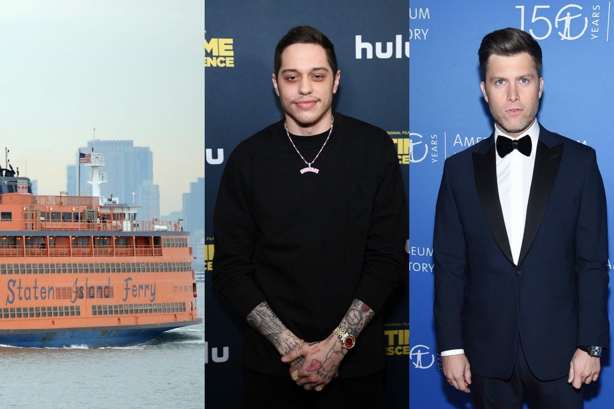 Snl Stars Pete Davidson And Colin Jost Buy Staten Island Ferry For