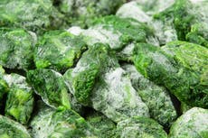 Frozen spinach recalled over Listeria danger