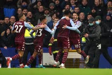 Emi Buendia’s first-half header earns Aston Villa scrappy win over Everton