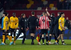 Brentford boss Thomas Frank: Emotions got better of me at end of Wolves defeat
