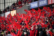 Munster Rugby fans revel in Limerick as relaxations see capacity increased