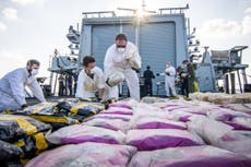 HMS Montrose helps seize £15m of drugs in Gulf of Oman