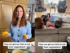 Mom shares viral hack to get children to eat vegetables
