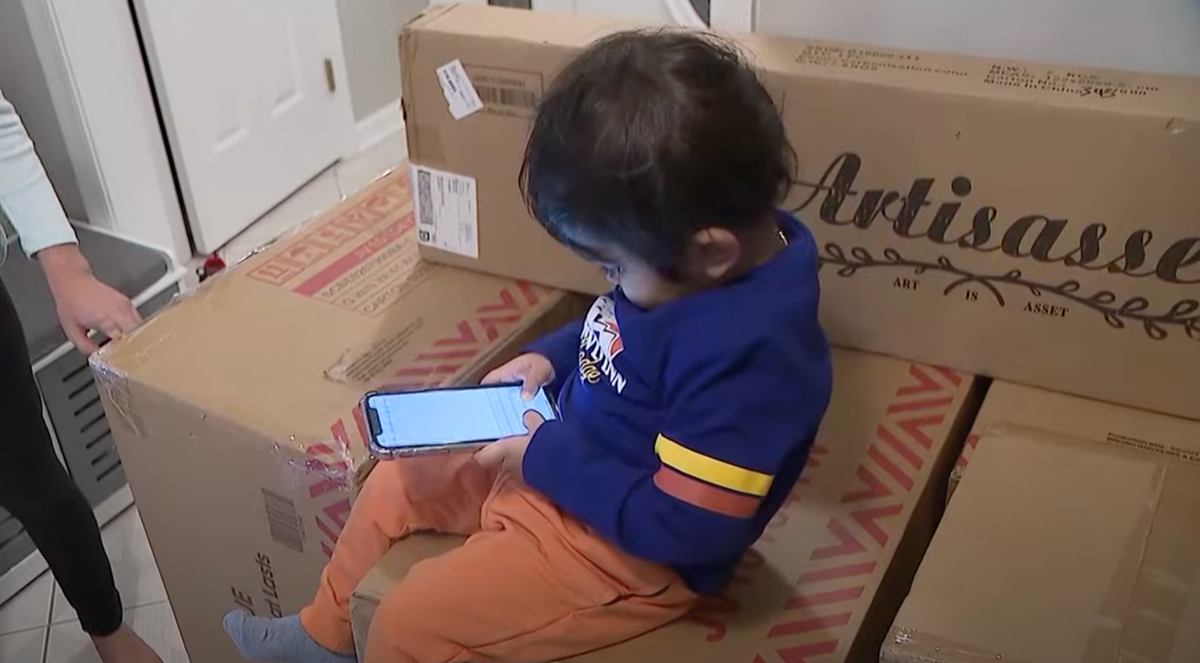 Toddler accidentally spends almost $2,000 on furniture at Walmart