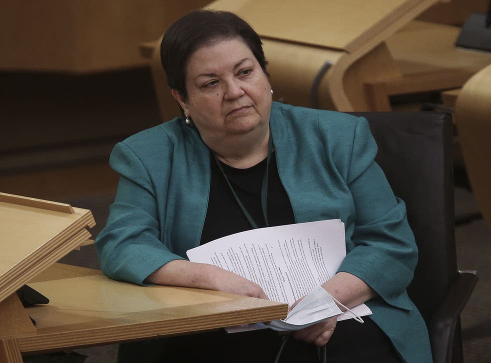 Scottish Labour health spokeswoman Jackie Baillie demanded urgent action from the Scottish Government. (Fraser Bremner/Scottish Daily Mail/PA)