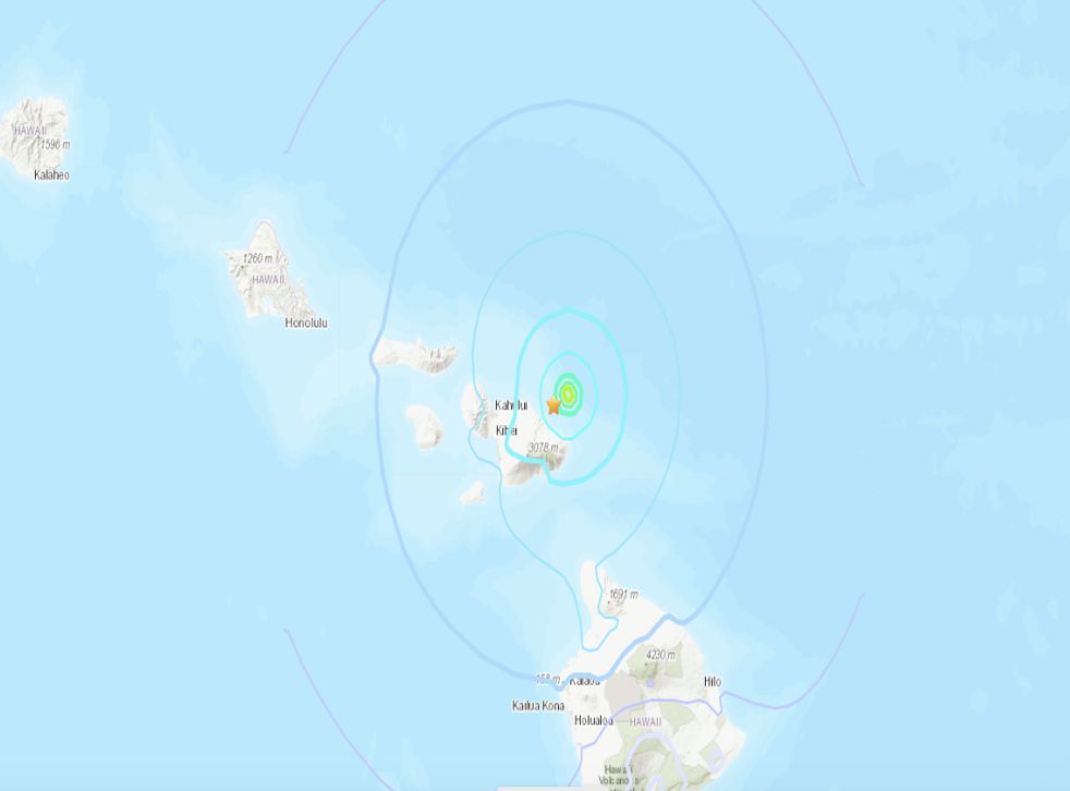 <p>Maui earthquake </bl>