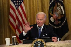 Biden vows that US troops will not move into Ukraine as tensions with Russia rise