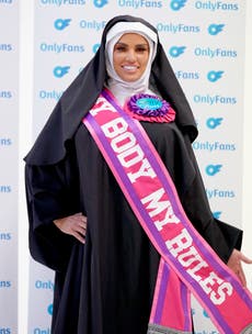 Katie Price poses as a nun as she launches OnlyFans channel to ‘be in control’