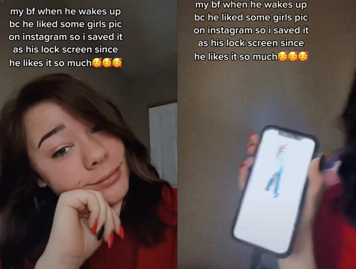 Woman sparks debate after changing boyfriend’s lock screen to a girl’s photo he liked