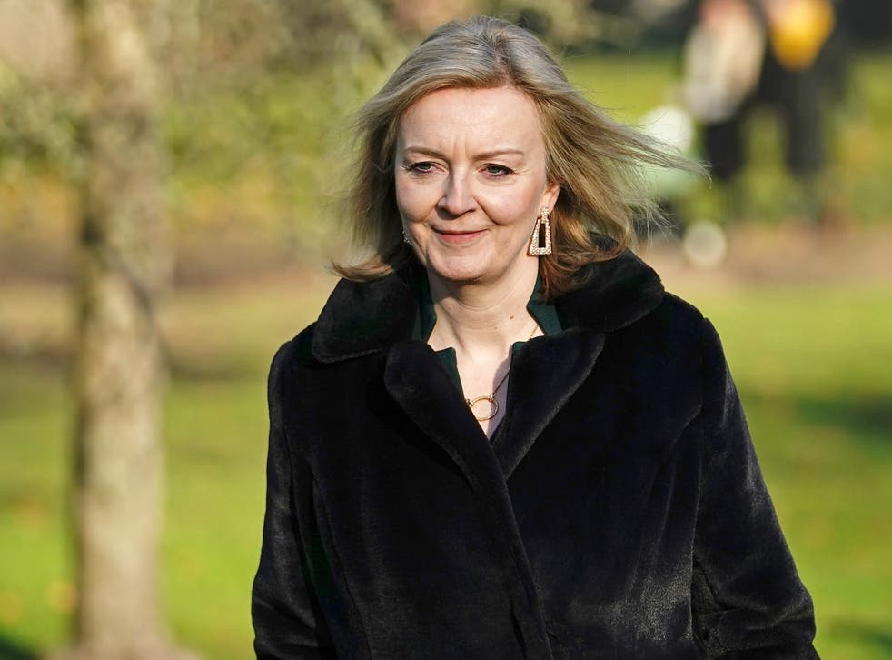 Liz Truss said private planes were available to ministers embarking on overseas trips (Aaron Chown/PA)