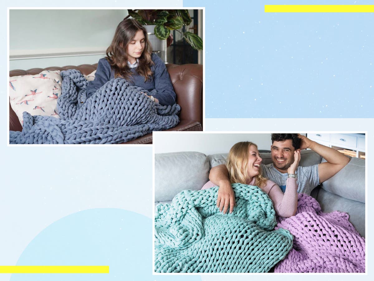 Sommio’s knitted weighted blanket doesn’t scrimp on style