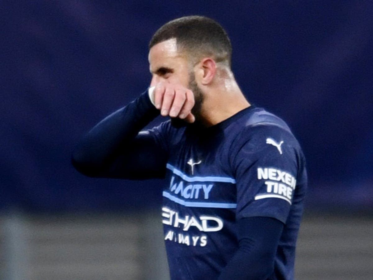 Kyle Walker banned for three European games after red card against Leipzig