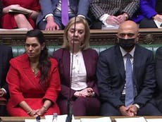 Liz Truss maskless in Commons hours before testing positive for Covid