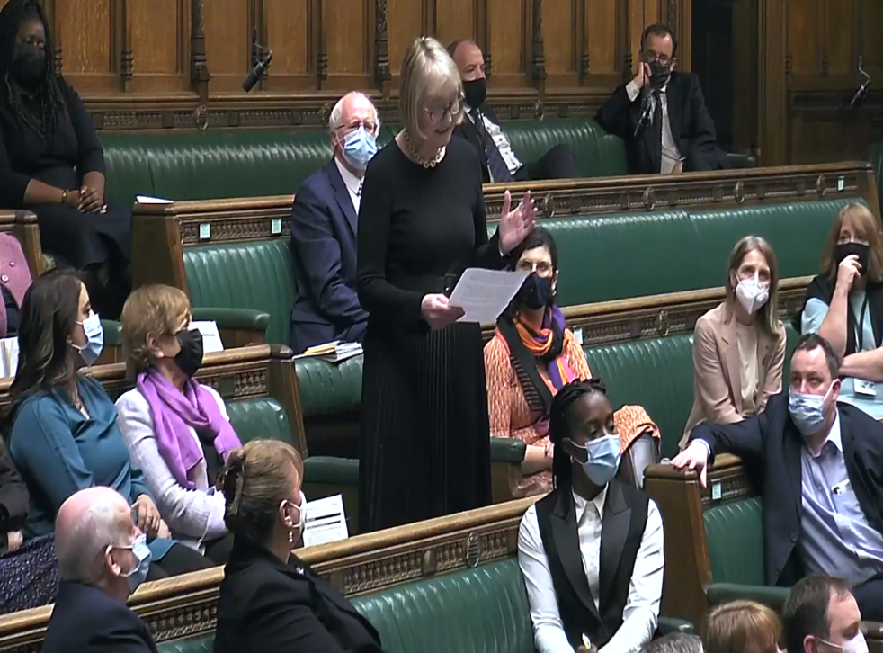 Harriet Harman in the House of Commons (Screengrab/PA)