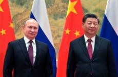 US ‘watching’ China after reports Beijing preparing to aid Russia