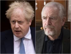 Brian Cox issues stern message for ‘compulsive liar’ Boris Johnson in character as Succession’s Logan Roy
