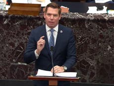 Rep Swalwell shares recording of death threat after attack by Marjorie Taylor Greene