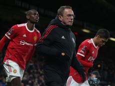 Ralf Rangnick tells Manchester United players to settle disputes in private