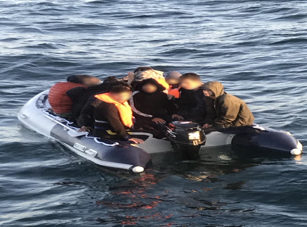 <p>Border Force staff took photos and videos - seen here of Nima Bari - in order to capture asylum seekers steering dinghies, even though they had committed no crime</s>
