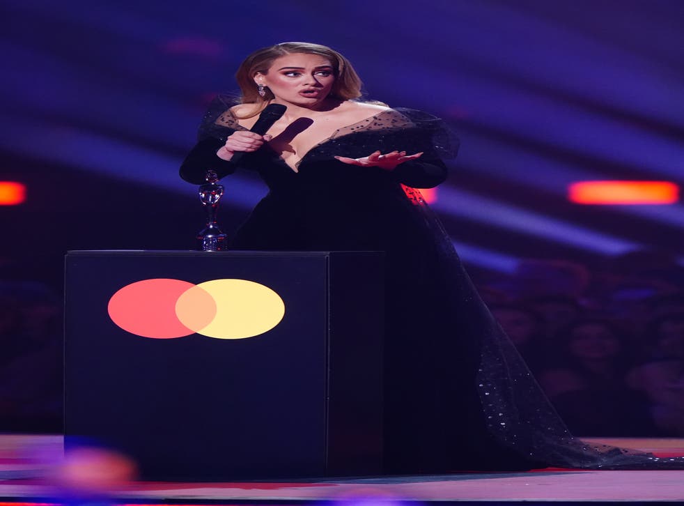 Adele wins song of the year (Ian West/PA)