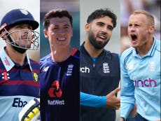 The four new faces in England’s Test squad for tour of West Indies