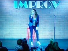 Comedian Heather McDonald shares video of moment she fractured skull on stage