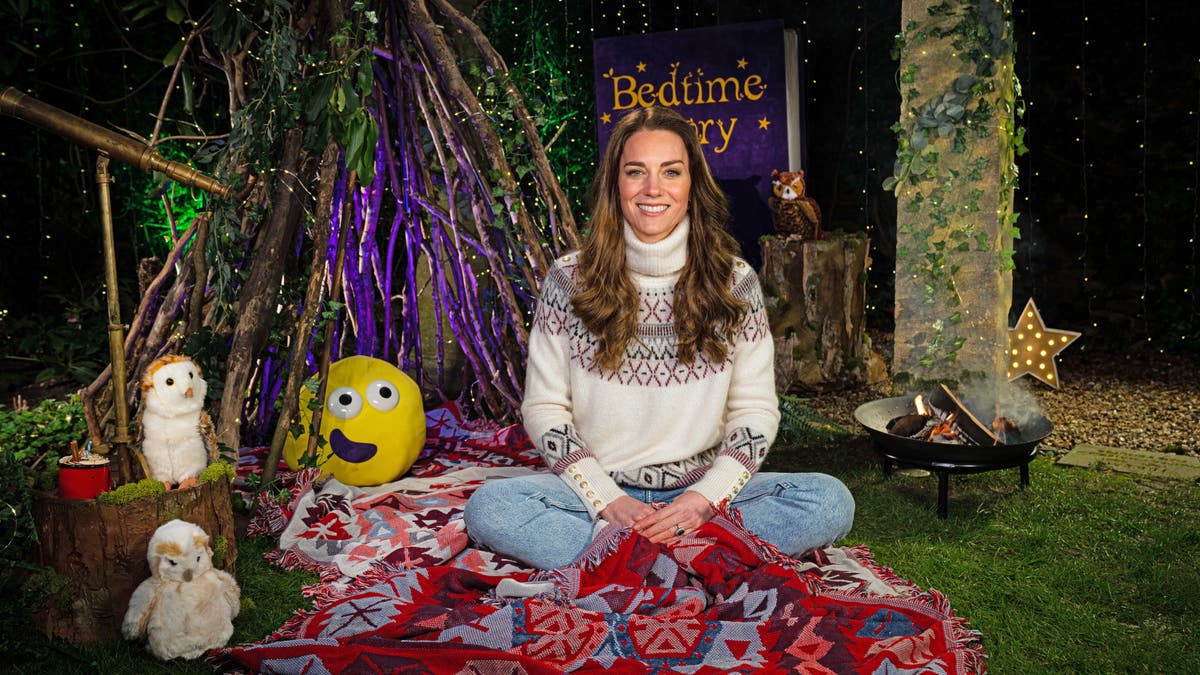 Kate reads encouraging tale from childhood for CBeebies Bedtime Stories