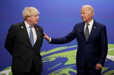 Johnson and Biden warn of ‘protracted crisis’ for Russia if it invades Ukraine 