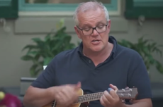 Australian PM Morrison’s ukulele jam criticised by band who wrote the song