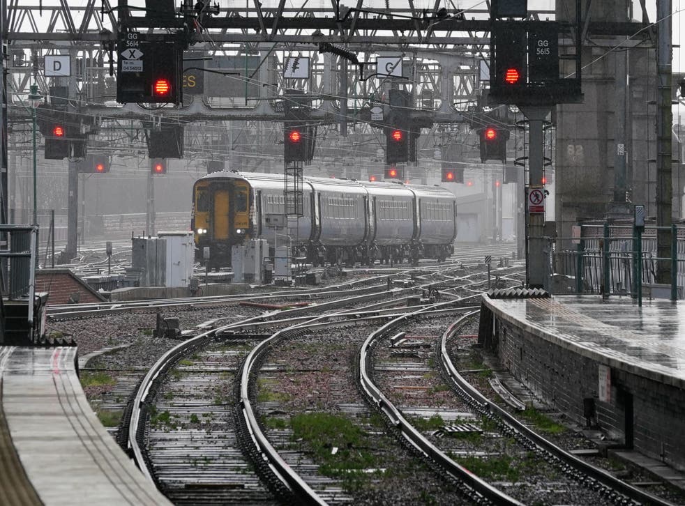 <p>Storm Dudley caused widespread travel chaos in Scotland, with most trains cancelled after 4pm </bl>