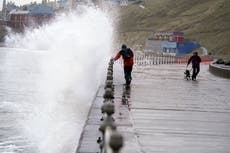 Storm Eunice: Met Office’s yellow, amber and red weather warnings explained