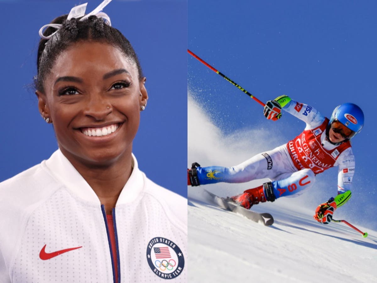 Simone Biles comments on Mikaela Shiffrin’s struggles at Winter Olympics