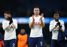 Eric Dier urges Tottenham to ‘push on’  after Manchester City victory 