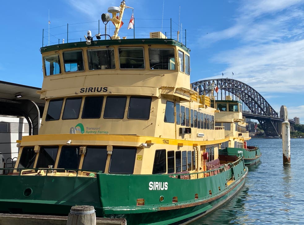 <p>All aboard: the view from the City Extra café on Circular Quay in Sydney</p>