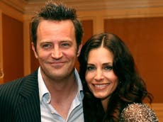 Courteney Cox reflects on ‘pressure’ Matthew Perry put on himself filming Friends
