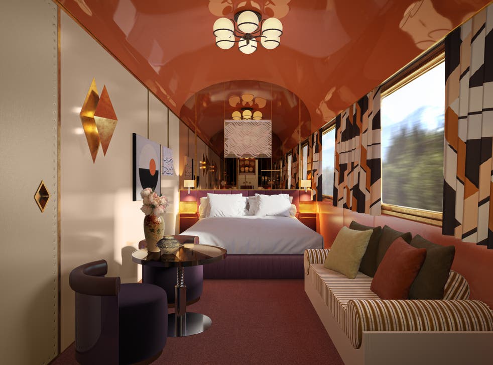 <p>A suite design for Orient Express La Dolce Vita</p>